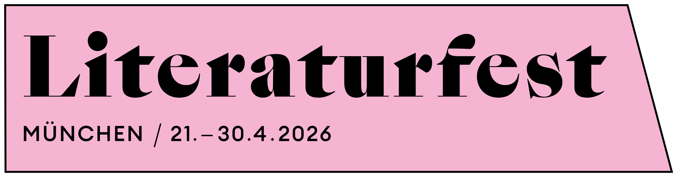 Literaturfest München Logo